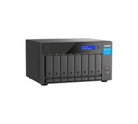QNAP TVS-h874 NAS Tower Intel® Core™ i5 i5-12400 32 Go DDR4 0 To QuTS hero Noir