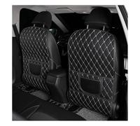TVVXIO 2 Pièces Protection de Dossier de Siège de Voiture pour Peugeot 206 207 307 308 408 3008 5008 GT RCZ, Tapis de Protection pour Dossier de Siège en Cuir,A