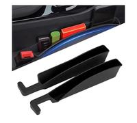 TVVXIO 2 Pièces Remplissage de Siège de Voiture, pour Benz CLS E GLA GLC GLE GLK GLS GL G ML R SLC SLK SL S V Vehicle-Mounted Gap Leak-Proof Filling Strip, Car Seat Gap Filler Organizer,A Black