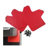 TVVXIO 4 Pièces Bavettes Garde-Boue Anti-éclaboussures, pour Dacia Duster 3 2024 2025 Bavettes Avant Et Arrière Voiture Mud Flaps Guard Splash,B Red