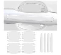 TVVXIO 8 Pièces Protecteur de poignée de Porte de Voiture, pour Dacia Duster III Full Hybrid Multi-Mode 2024 Protection Anti-Rayures pour poignée de Porte de Voiture,B