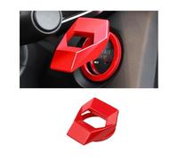 TVVXIO Couvercle de Bouton D'arrêt de Démarrage de Moteur de Voiture, pour Ford Puma St 2022 2023 2024 Une Clé Moteur Allumage Bouton Poussoir Décoratif,C Red