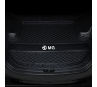 TVVXIO Cuir Tapis Coffre Voiture pour MG 3 Hybrid (MG3) 2024-2025 Hybrid+ Luxury, Protection Imperméable Doublures de Cargaison antidérapant Revêtement de Coffre,A Black