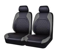TVVXIO Housses de Siège de Voiture Avant, pour Renault Clio 3 2005-2012 Housses De Siège De Voiture en Cuir Imperméable, Housses De Siège Avant,B Grey