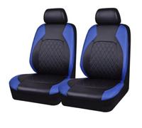 TVVXIO Housses de Siège de Voiture Avant, pour Renault Clio 3 2005-2012 Housses De Siège De Voiture en Cuir Imperméable, Housses De Siège Avant,D Blue