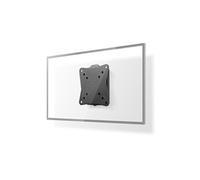 Nedis Support TV mural fixe TVWM1010BK – acier noir 13"-27" 30 kg 20 mm