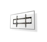 Nedis TVWM2050BK - Support - pour TV - acier - noir - Taille d'écran : 42"-70" - montable sur mur Noir