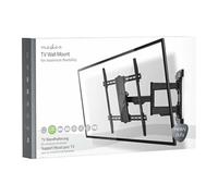 TVWM6570BK - Support - pleine action - pour TV - acier - noir - Taille d'écran : 37"-90" - montable sur mur