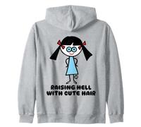 TW Raising Hell with Cute Hair Sweat à Capuche