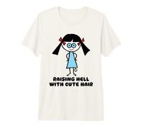 TW Raising Hell with Cute Hair T-Shirt Haut de Gamme