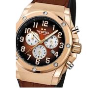 Tw Steel Ace Analogue Quartz Watch Or rose marron. Taille unique Male