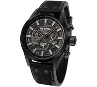 TW Steel Analogique mi-33042, Noir/Blanc, Sangle