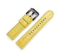 TW Steel - Bracelet de montre Marc Coblen LB_Y_K_B - En cuir - Jaune - 22 mm