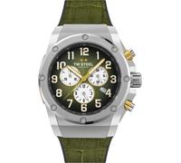 Tw Steel Men's Ace Analogue Quartz Watch Gris et vert. Taille unique Male