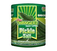 Twang Twangerz Lot de 4 garnitures aromatisées au sel - Citron vert, citron vert, chili lime et cornichon à l'aneth (cornichon à l'aneth, lot de 4)