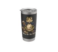 T'was The Ale M'Lord Drunk Frog Beer Weird Medieval Gobelet isotherme en acier inoxydable double paroi