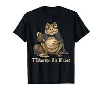 T'was The Ale M'Lord Drunk Frog Beer Weird Medieval T-Shirt