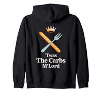 'TWAS The Carbs M'Lord Funny Bread Lover Sweat à Capuche