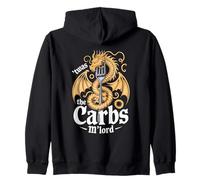 'TWAS The Carbs M'Lord Funny Fantasy Dragon Pasta Lover Sweat à Capuche