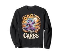 'TWAS The Carbs M'Lord Funny Fantasy Wizard Magic Spell Sweatshirt