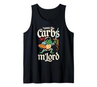 'TWAS The Carbs M'Lord Funny Frog Meme Medieval Knigh Débardeur