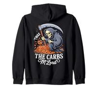 'TWAS The Carbs M'Lord Funny Reaper Pretzel Sweat à Capuche