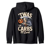 'TWAS The Carbs M'Lord Funny Reaper Pretzel Sweat à Capuche