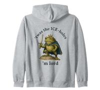 TWAS The Ice-Holes M Lord Frog Knight Humour Dissident Protest Sweat à Capuche