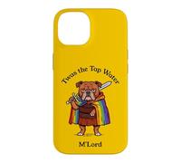 TWAS The Tap Water M'Lord Bulldog Knight Humour Coque pour iPhone 14