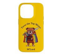 TWAS The Tap Water M'Lord Bulldog Knight Humour Coque pour iPhone 14 Pro