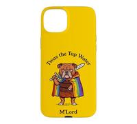 TWAS The Tap Water M'Lord Bulldog Knight Humour Coque pour iPhone 15 Plus