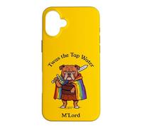 TWAS The Tap Water M'Lord Bulldog Knight Humour Coque pour iPhone 16 Plus