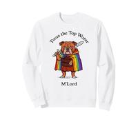 TWAS The Tap Water M'Lord Bulldog Knight Humour Sweatshirt