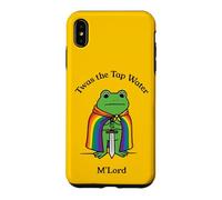TWAS The Tap Water M'Lord Frog Meme Rainbow Coque pour iPhone XS Max
