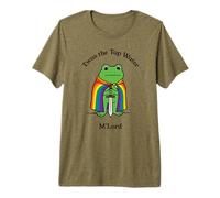 TWAS The Tap Water M'Lord Frog Meme Rainbow T-Shirt Haut de Gamme