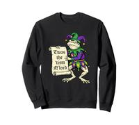 TWAS The Tism M Lord Frog Jester Humour médiéval Sweatshirt