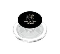 TWAS The 'Tism M'Lord Black Crow Riding Squelette Cheval PopSockets PopGrip pour MagSafe
