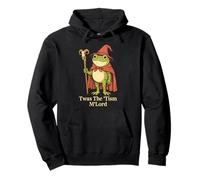 TWAS The Tism M'Lord Frog Wizard Fantasy Humour Phrog Vintage Sweat à Capuche