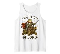 T'Was The 'Tism M'Lord Funny Autism Awareness Frog Knight Débardeur