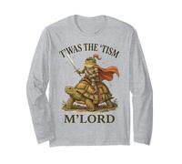 T'Was The 'Tism M'Lord Funny Autism Awareness Frog Knight Manche Longue