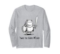 T'was The 'Tism M'Lord Funny Medieval Knight Frog Men Women Manche Longue