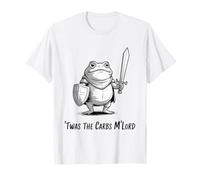 T'was The 'Tism M'Lord Funny Medieval Knight Frog Men Women T-Shirt