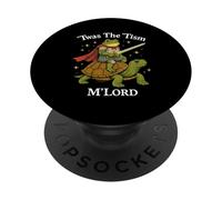 TWAS The Tism M'Lord Grenouille Chevalier médiéval PopSockets PopGrip Adhésif
