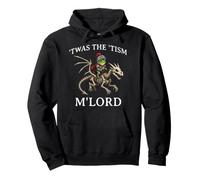 TWAS The 'Tism M'Lord Grenouille chevauchant Dragon Squelette Médiéval Sweat à Capuche