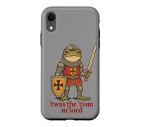 'TWAS The 'Tism, M'Lord M'Lord M'Lord Mème de Grenouille Médiévale Chevalier Autisme Coque pour iPhone XR