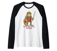 'TWAS The 'Tism, M'Lord M'Lord M'Lord Mème de Grenouille Médiévale Chevalier Autisme Manche Raglan