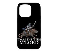 TWAS The 'Tism M'Lord Pigeon Knight Riding Rat Medieval Coque pour iPhone 15 Pro