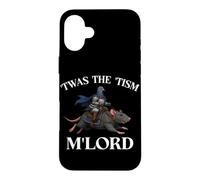 TWAS The 'Tism M'Lord Pigeon Knight Riding Rat Medieval Coque pour iPhone 16 Plus