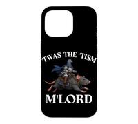 TWAS The 'Tism M'Lord Pigeon Knight Riding Rat Medieval Coque pour iPhone 16 Pro