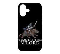 TWAS The 'Tism M'Lord Pigeon Knight Riding Rat Medieval Coque pour iPhone 17